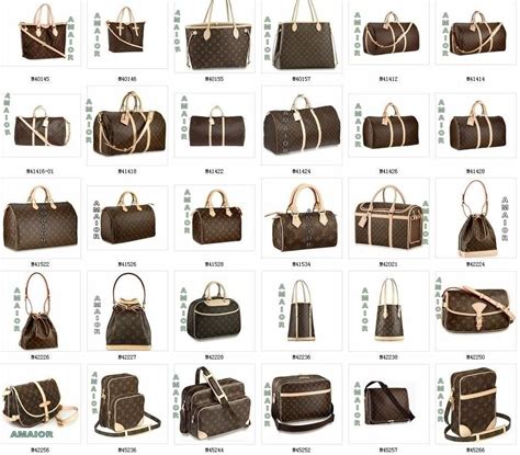 louis vuitton bags names